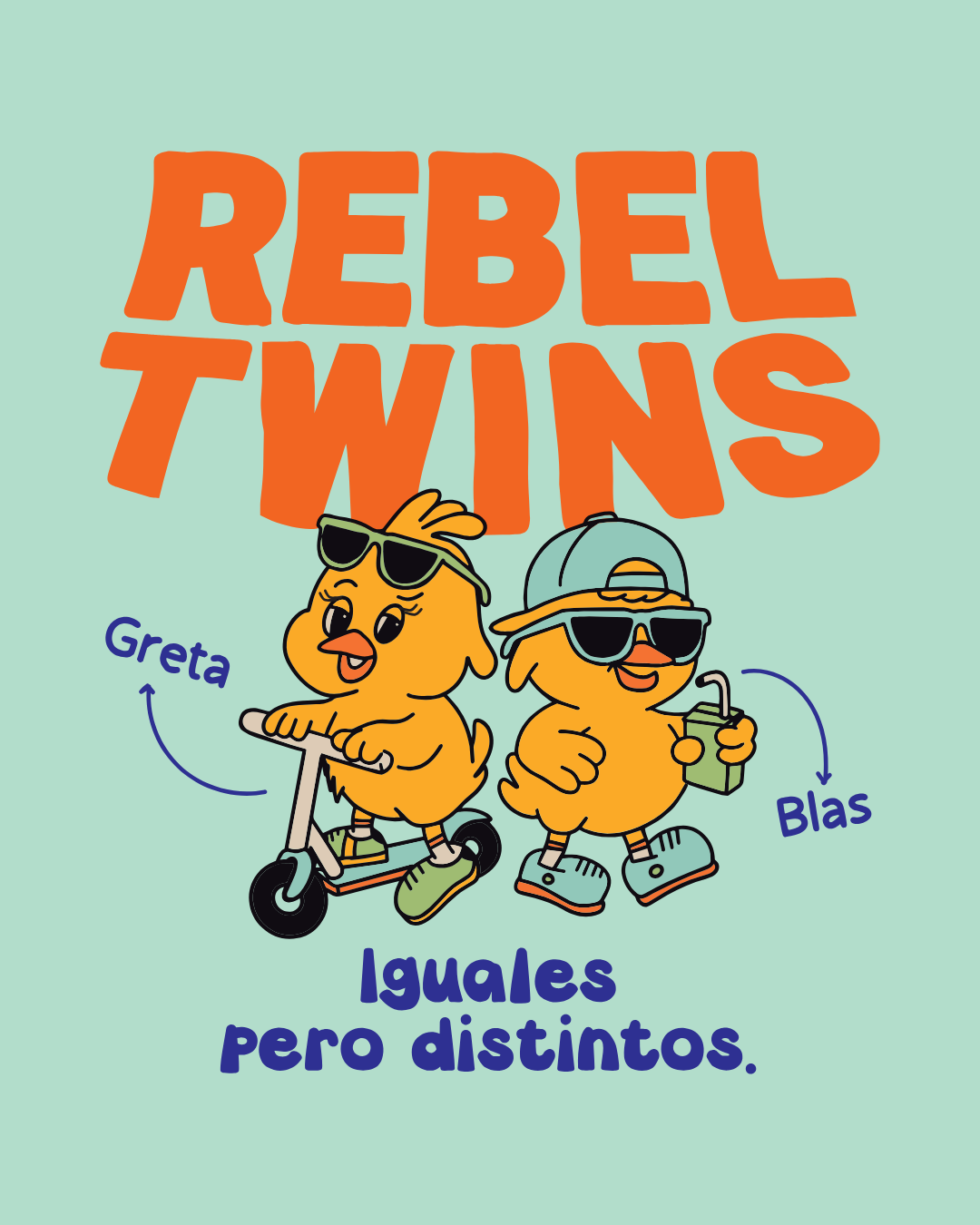 Portada de Rebel Twins